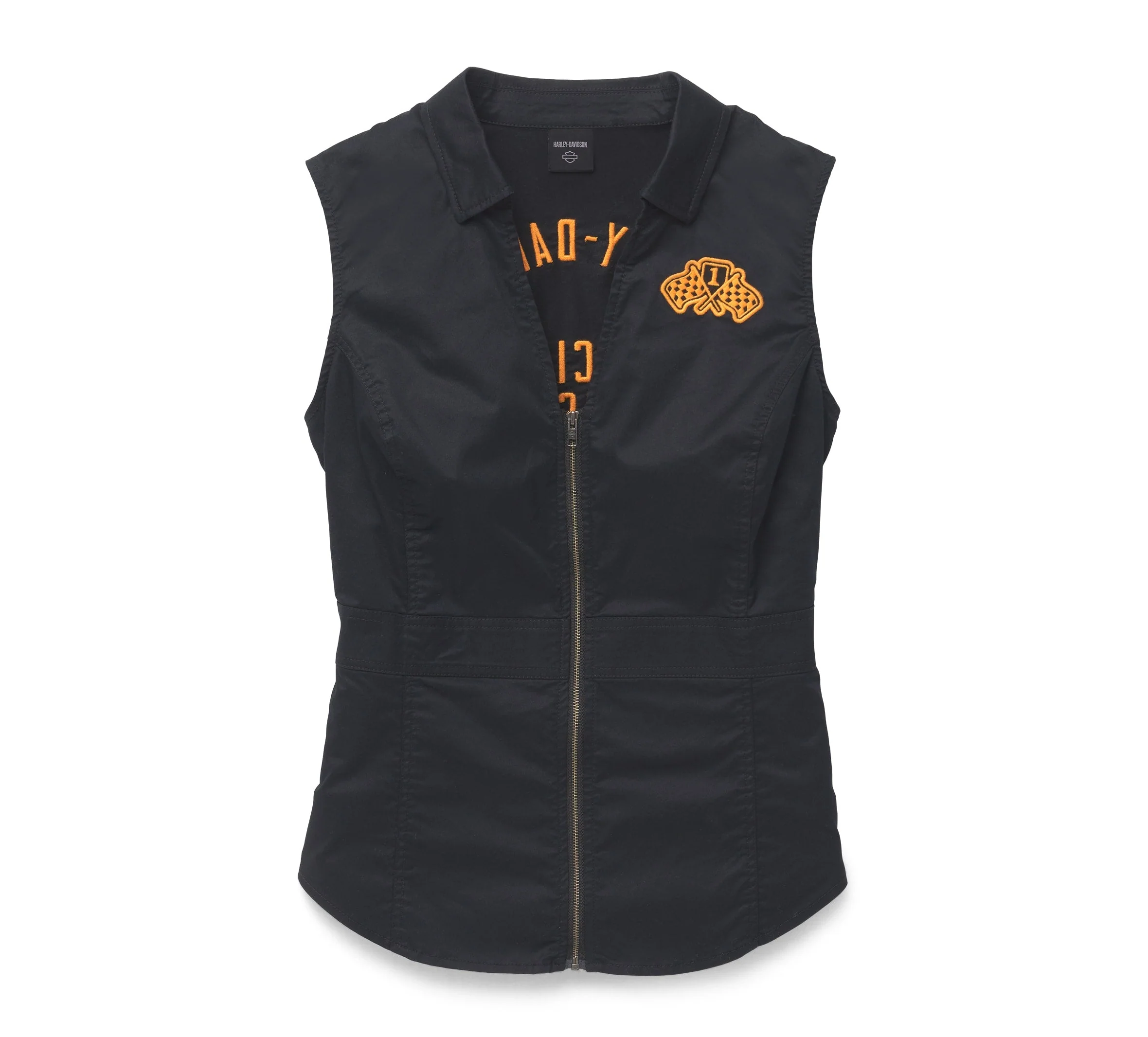 Harley-Davidson Women's Sleeveless Shirt Ritual Racing, Black - 96664-22VW - Image 3